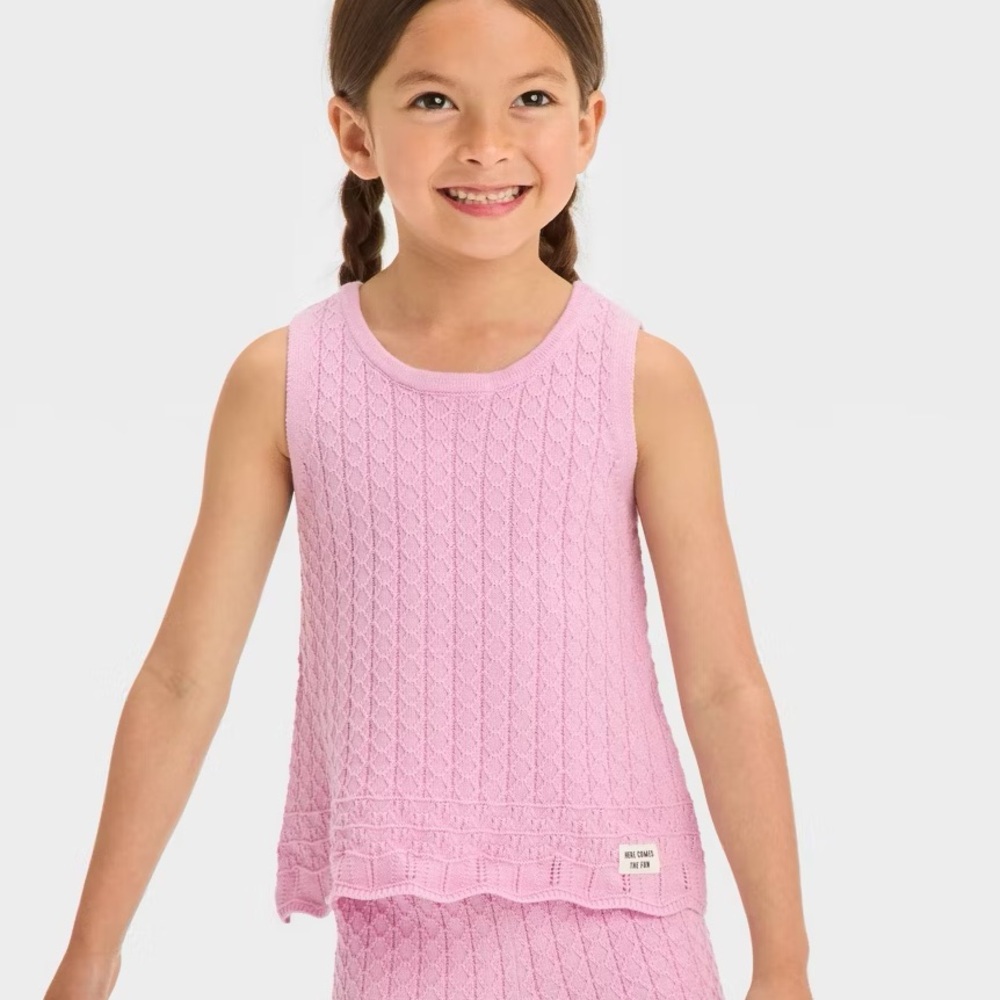 Grayson Mini Toddler Girls' Crochet Tank